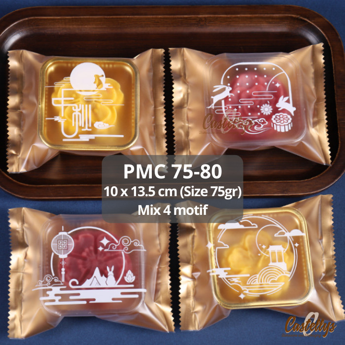 

TERMURAH - Plastik Mooncake 75gr PMC 75-80 Kue Bulan Pia Snowskin Cookies Nastar