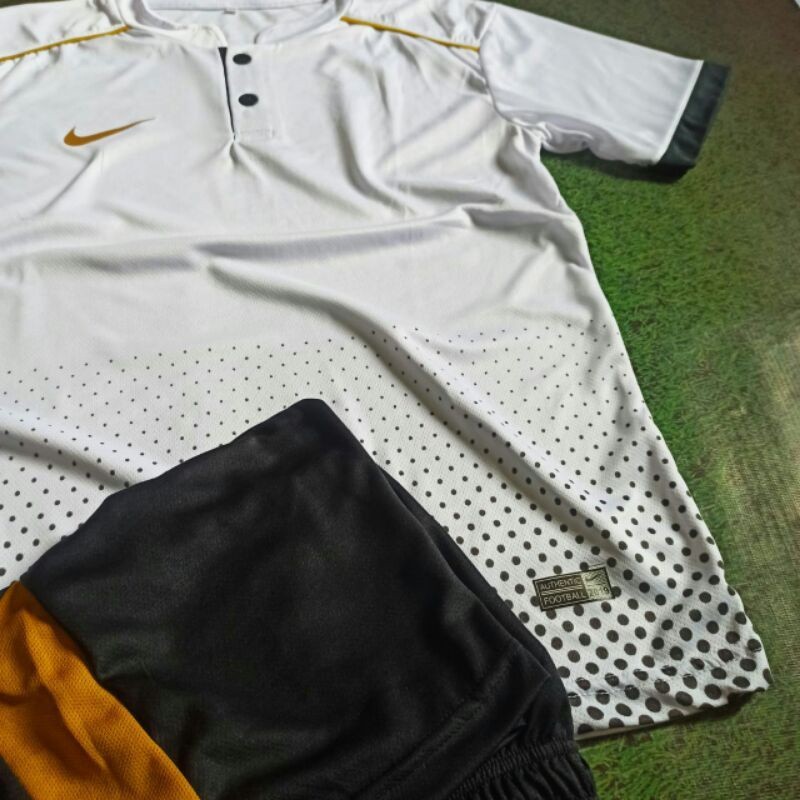 setelan jersey sepakbola futsal polos gradasi kerah sanghai NK POLKADOT
