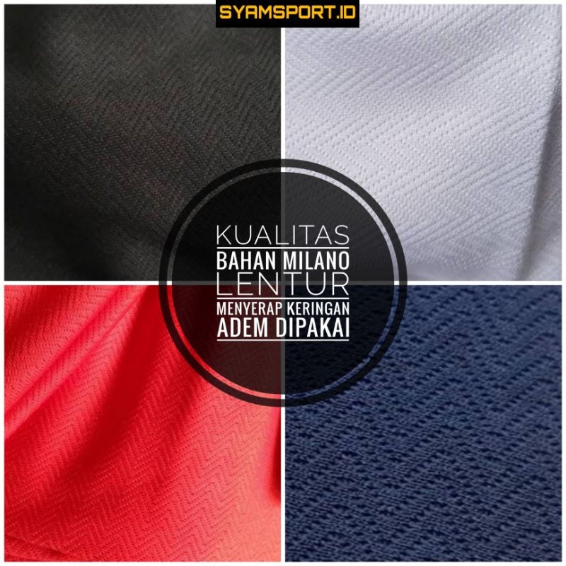 Jersey Bola / Jersey Futsal Polo Berkerah Grade Ori Lokal / Setelan Jersey Sepakbola / Jersey simpel
