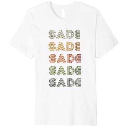 Kaos Grunge\/Vintage Style Sade Sade Hitam Premium |AqLJJFdi|