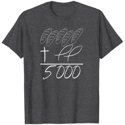Kaos Yesus 2 Ikan 5 Roti 5000 Dipilih Melawan Arus |LFaFoBfb|