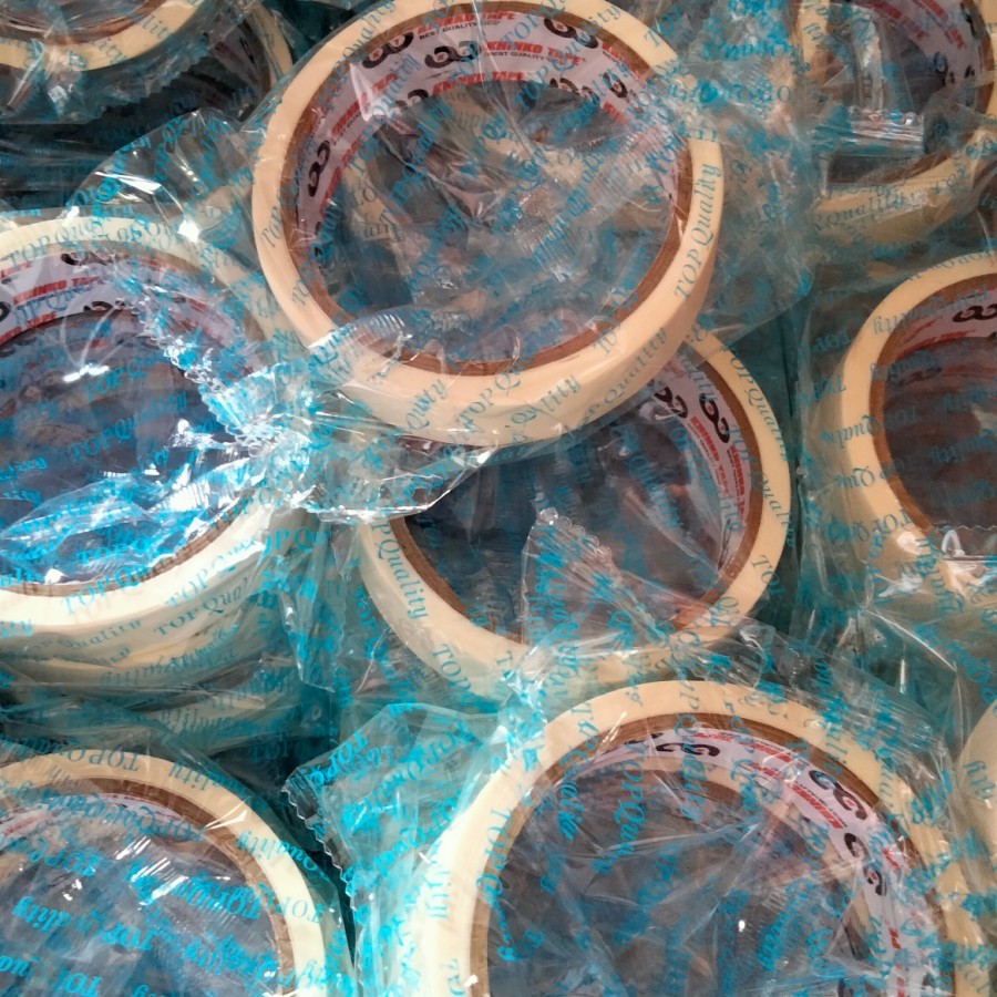 

lakban kertas 12 mm x12 y - 12 mm