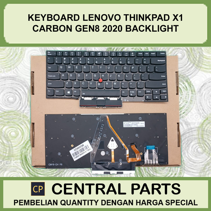 Keyboard Lenovo Thinkpad X1 Carbon GEN8 2020 Backlite Pointer