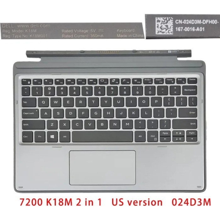 Keyboard Dell latitude 7200 2 in 1