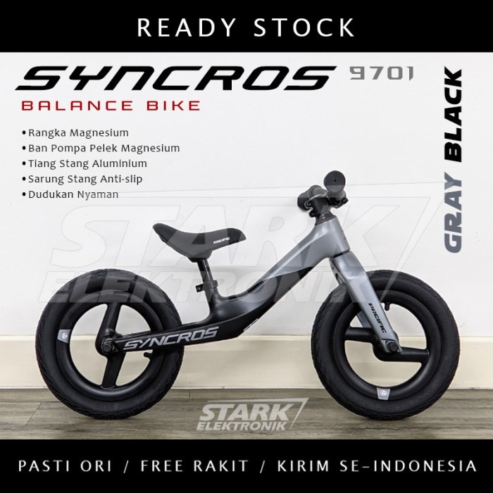 Balance Bike PACIFIC SYNCROS PC 9701 Push Bike Sepeda Anak Pacific