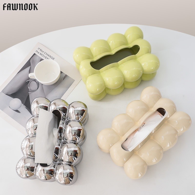 

Kotak Tisu Keramik Kreatif Nordik untuk Ruang Tamu atau Tempat Tisu Samping Tempat Tidur |D741E3BE|