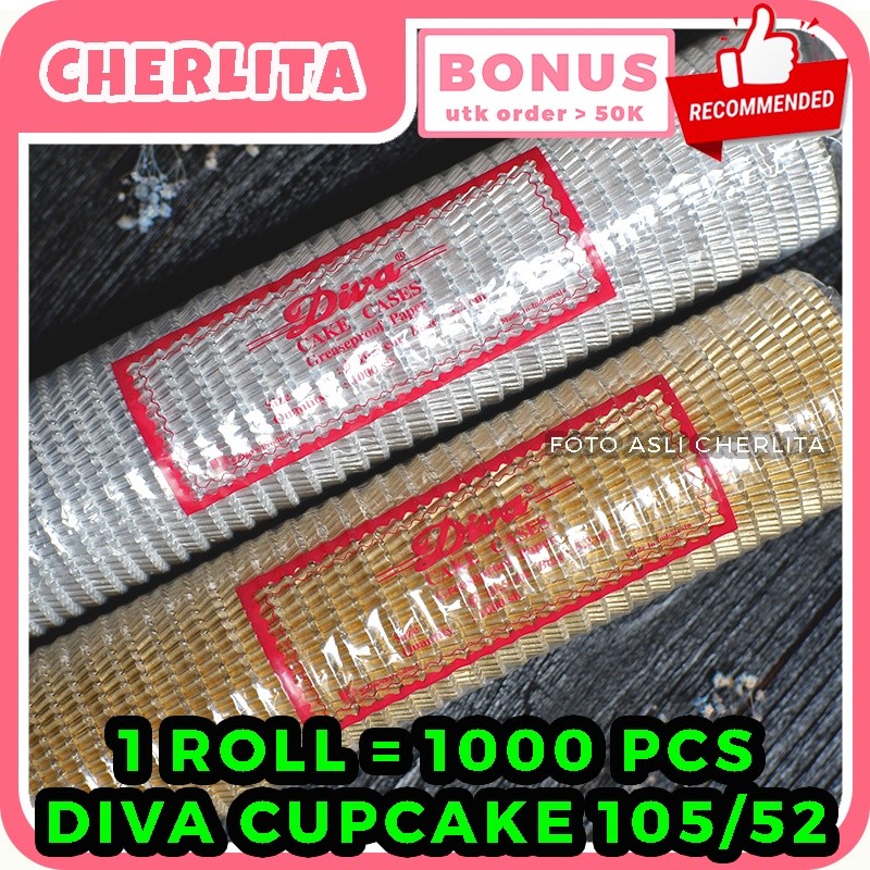 

1 GULUNGAN 1000 Lembar Kotak Kue Cupcake Kertas DIVA 105/52 Kotak Kue Premium Emas Perak |F6JDkLnI|