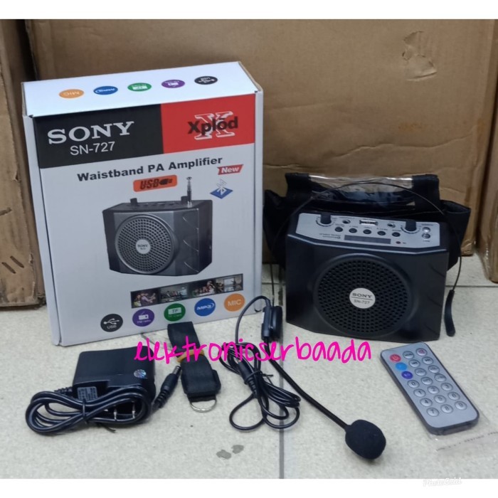 Speaker Portable blutooth Sn727 Speaker Pinggang