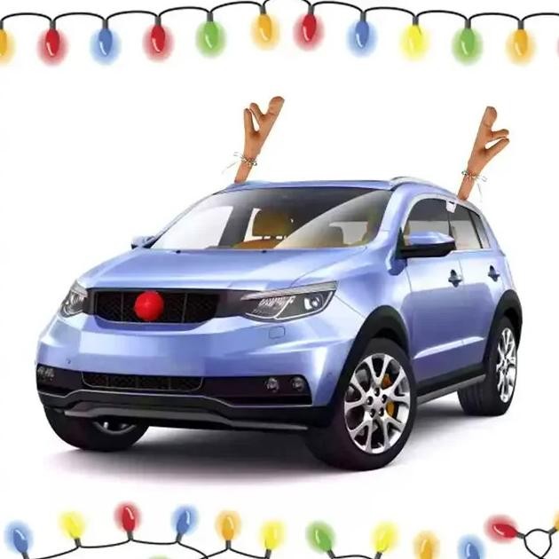 Tanduk Rusa Mobil Dekorasi Natal Hiasan Tanduk Rusa Ukuran Jumbo JS