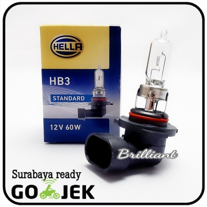 NEW Bohlam Halogen HELLA Original - HB3 HB4 H9 H11