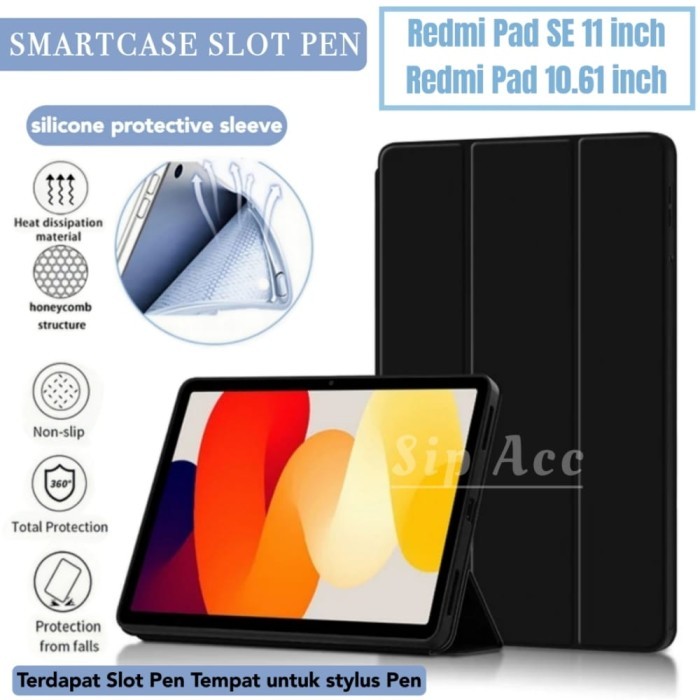 Case Redmi Pad SE / Redmi Pad / Xiaomi Pad Se / Smartcase Flip Cover