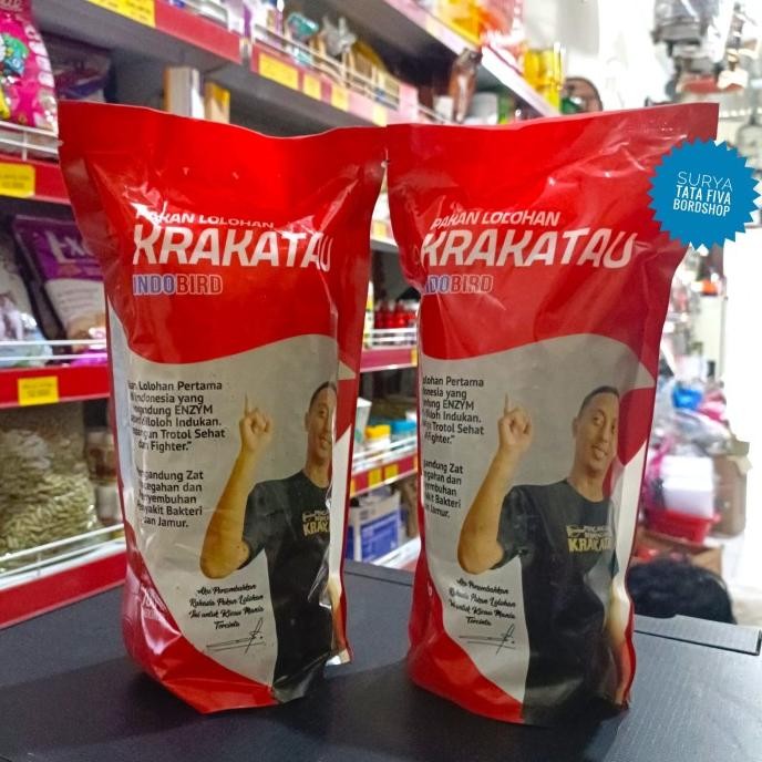 HOT PROMO VOER LOLOHAN KRAKATAU 450GRAM VOER LOLOHAN UNTUK BURUNG MURAI BATU