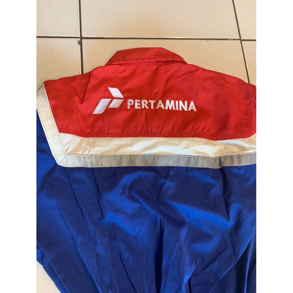 Koleksi Baru Wearpack Pertamina BR-FLAME Shield Ultra Coverall Pertamina BR-Flame