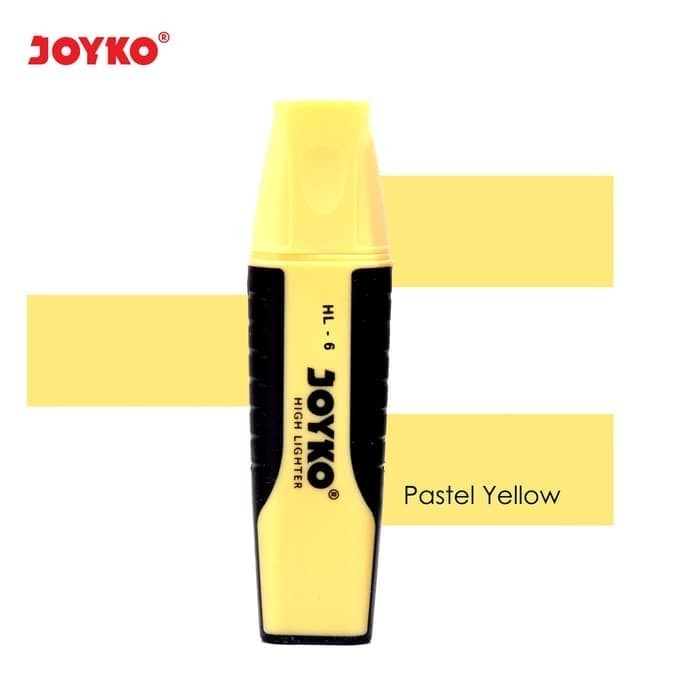 

NEW Highlighter / Penanda Berwarna Joyko HL-6 HL6 Pastel Yellow