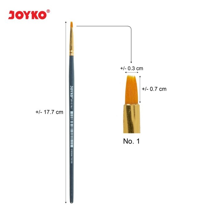 

Brush / Kuas Cat Air / Cat Minyak / Lukis / Acrylic Joyko BR-10 No.1
