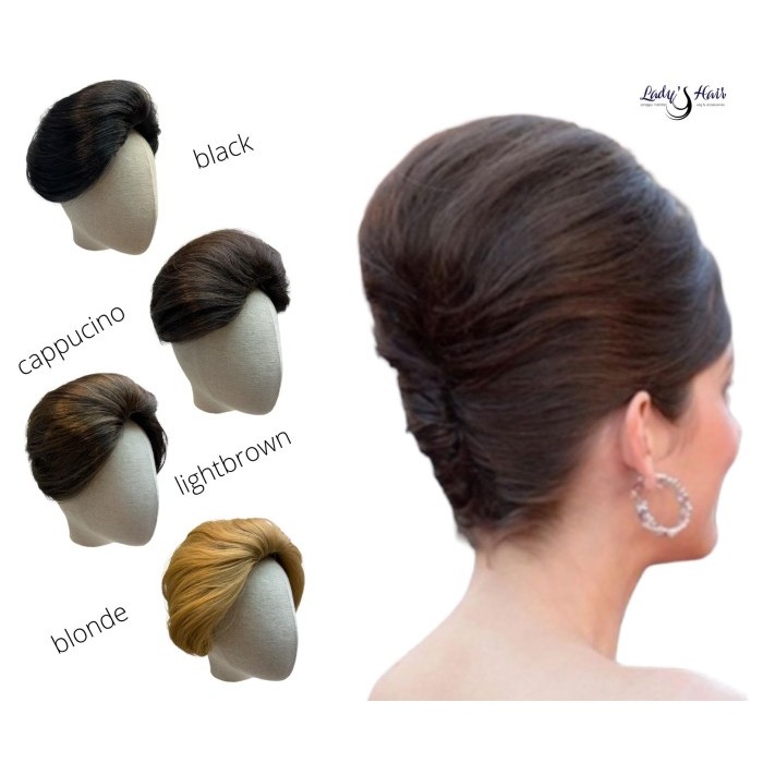 Tambahan Sasak Penambah Volume Rambut Penutup Uban Hairtop Sanggul