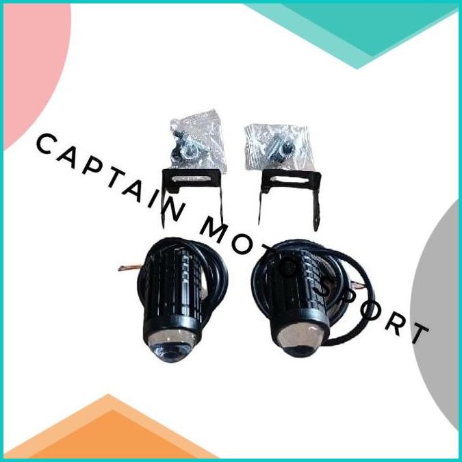 LAMPU TEMBAK STROBO LED 1 SET LAMPU MINI DRIVING PUTIH KUNING 11OKTZ4