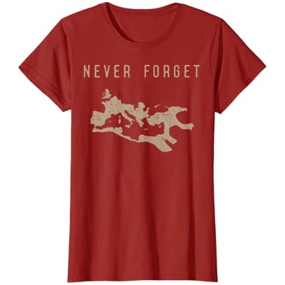 Peta Kekaisaran Romawi, Romawi Kuno, SPQR, T-Shirt Julius Caesar |v0j12bjO|