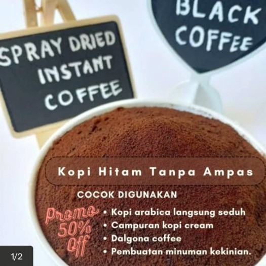 

Bubuk Kopi Instan Tanpa Ampas 1Kg Coffee Spray Dried Not Nescafe 1Kg
