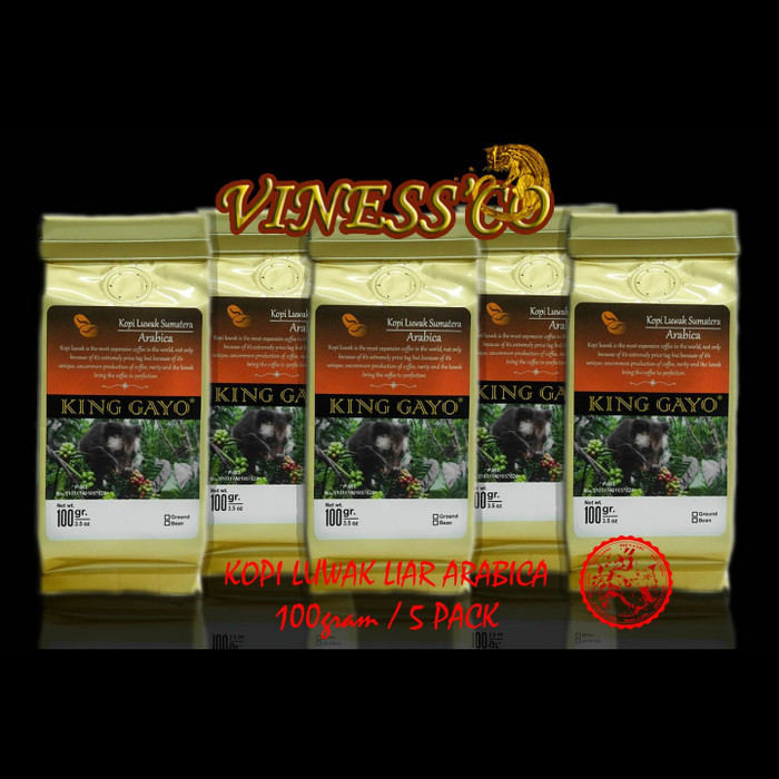 

Kopi Luwak Asli Arabica 5 Pack /100 Gram