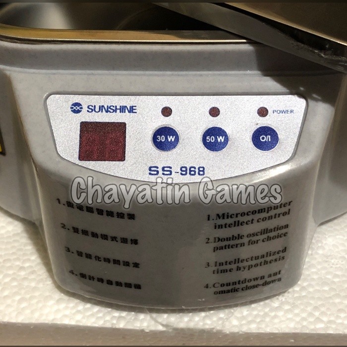 Alat Mesin Pencuci PCB HP Sunshine 968 Ultrasonic Ultrasonik DIGITAL