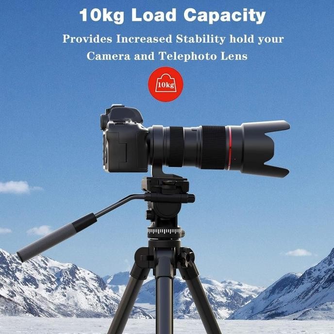 Tripod Video Kingjoy Vt-1500 Fluidhead Profesional Video Kamera