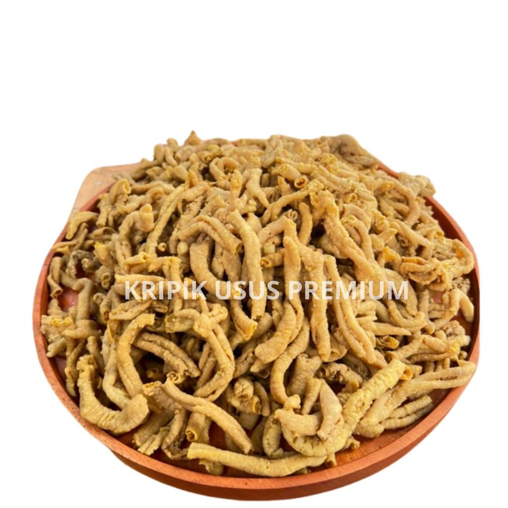 

Grosir Keripik Usus Ayam Original Asin Gurih Renyah 500gr