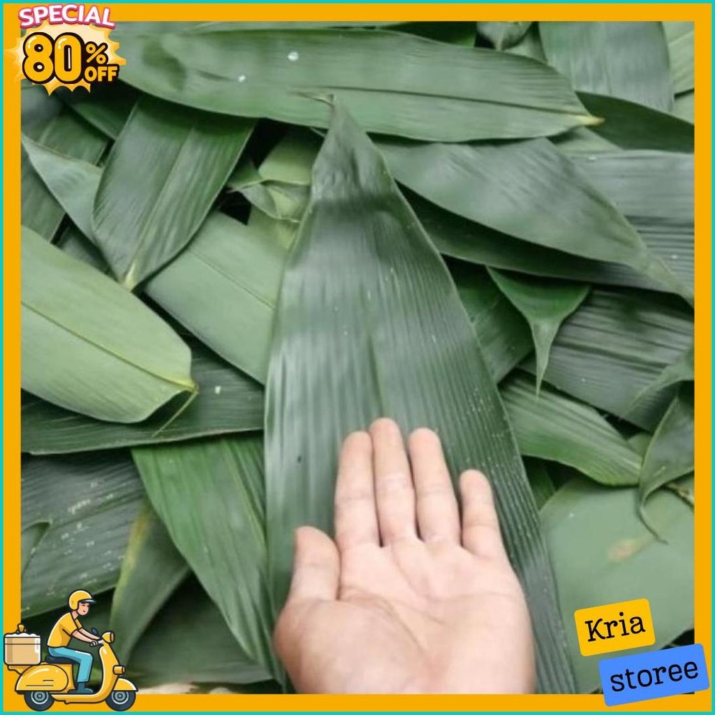 

Promo : 100 Lembar Daun Bambu Big Size 10-15Cm Fresh Bungkus Bacang / Bakcang (Murmer)