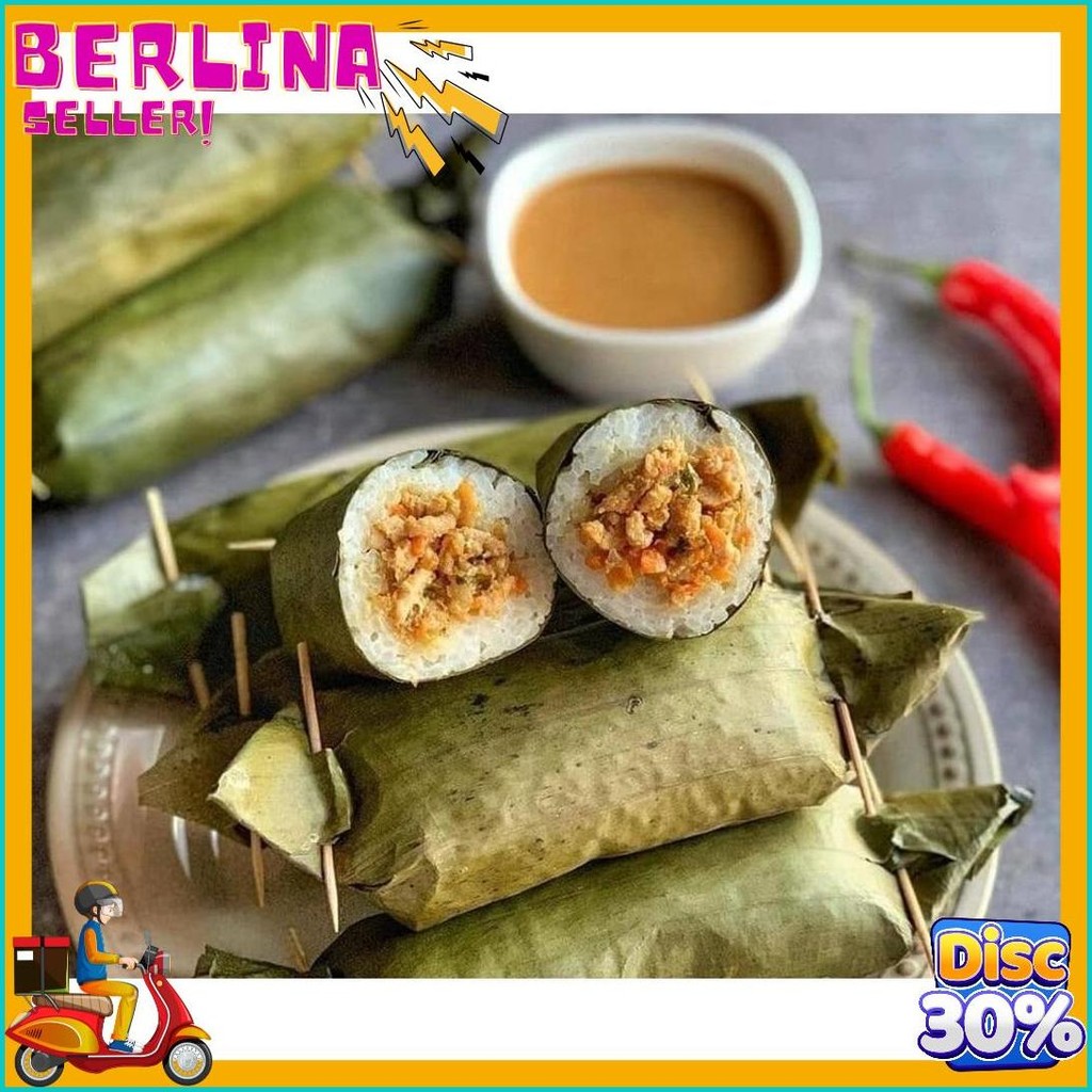 

Lontong Daun Pisang / Kue Subuh / Kue Basah / Jajanan Pasar Senen (Cod)