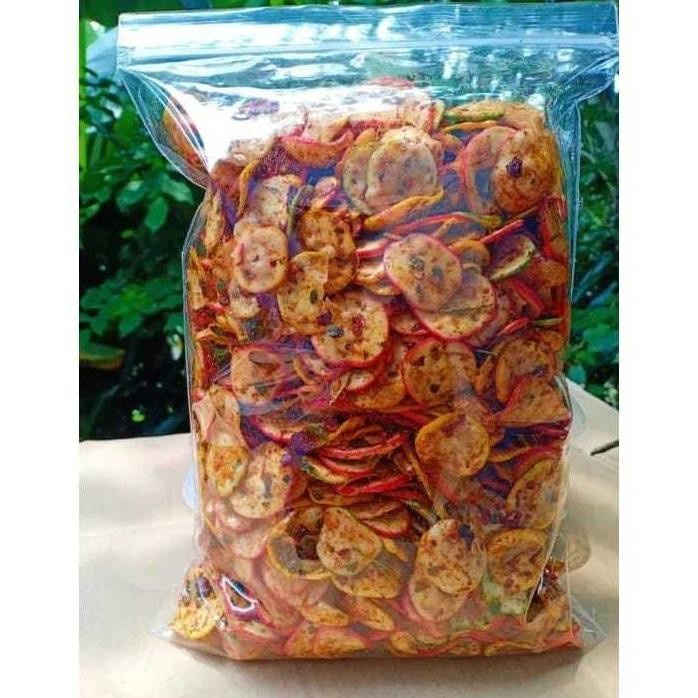 

Grosir grosir krupuk seblak cikur kerupuk seblak kencur gurih pedas 500GR