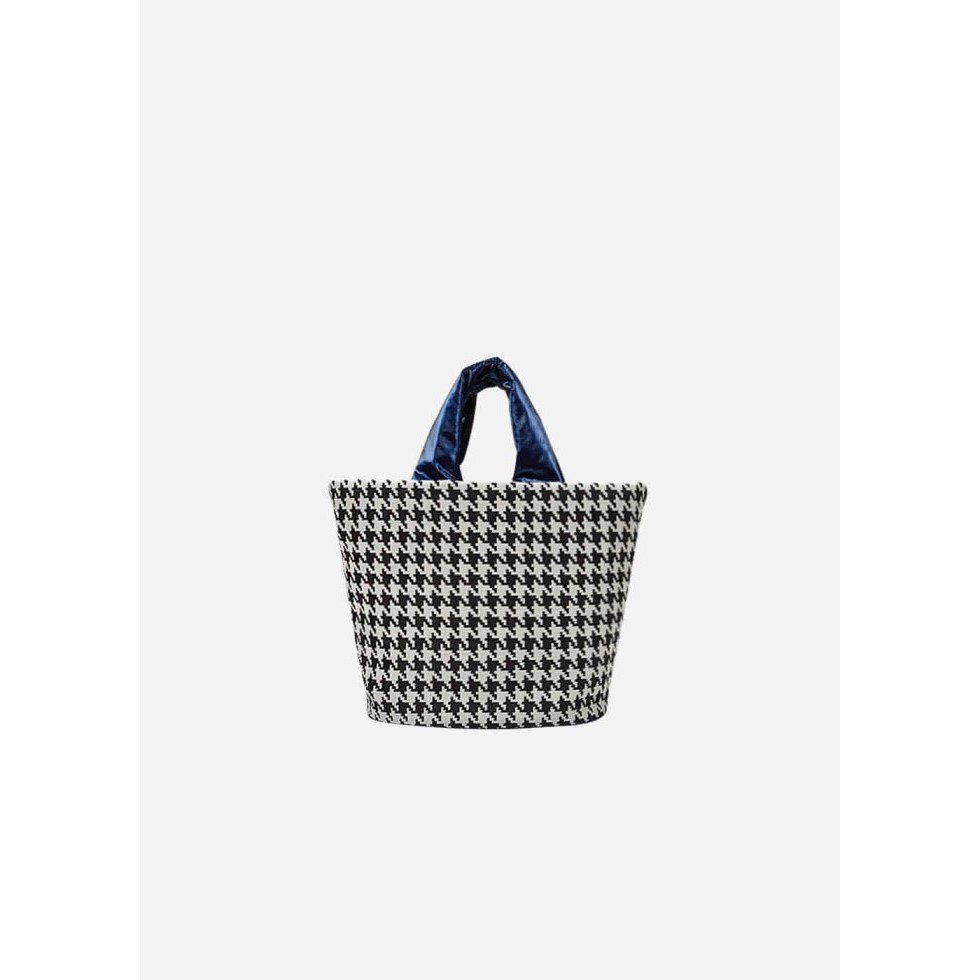 Kwani Soft Tote Bag Houndstooth