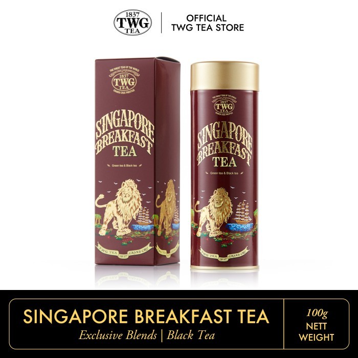 

TWG Tea Singapore Breakfast Tea, Haute Couture Tea Tin, 100g