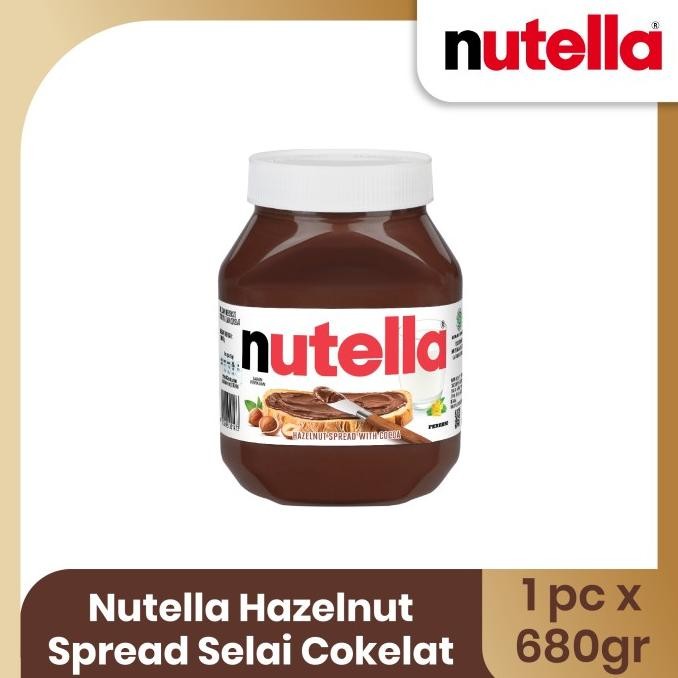 

Nutella Hazelnut Spread Selai Cokelat 680Gr