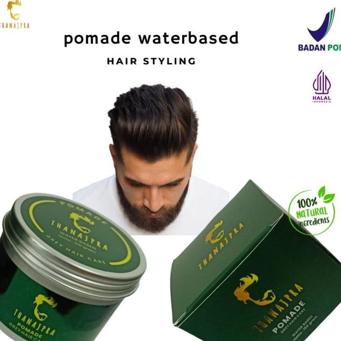 BRG BARU Minyak rambut pria penghitam uban anti rontok Najpra pomade waterbased