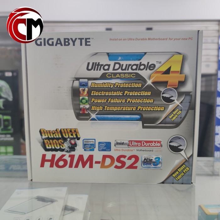 TERMURAH - GIGABYTE H61M-DS2 / H61M DS2 (1155)