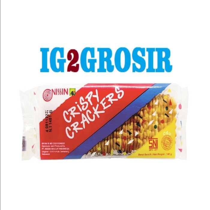 

BERGARANSI Nissin Crispy Crackers