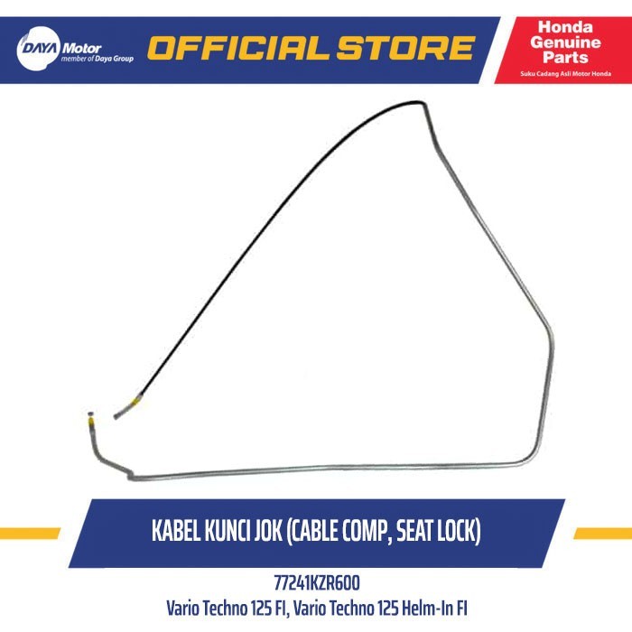 77241KZR600 Kabel Kunci Jok (Cable Comp Seat Lock) Vario Techno 125 FI