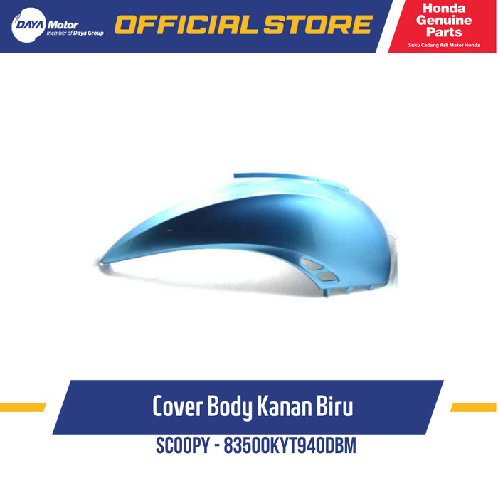 83500KYT940DBM Cover Body Kanan Biru Scoopy