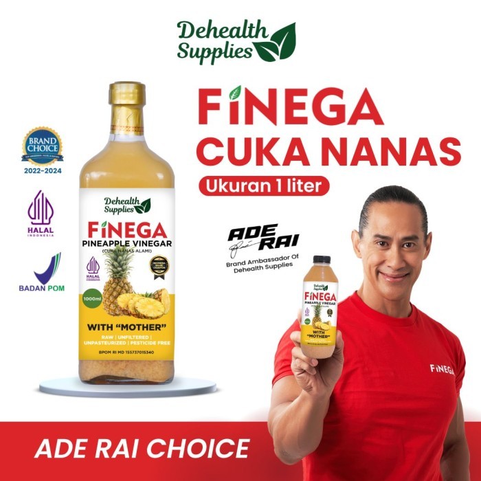 

Finega Cuka Nanas 1000Ml Kemasan Kaca