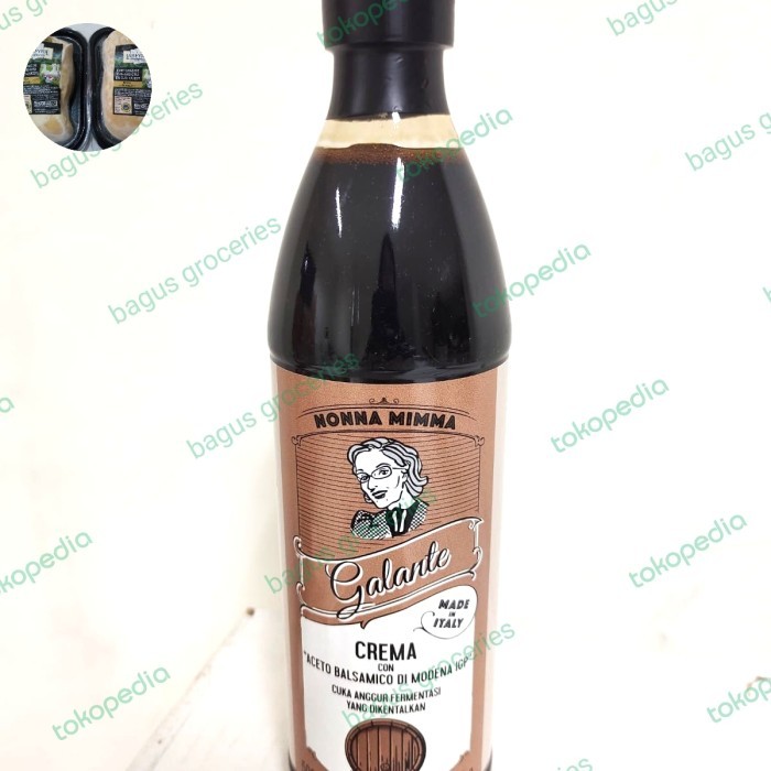 

Nonna Mimma Crema Con Cuka Fermentasi Balsamic Cream 500 Ml