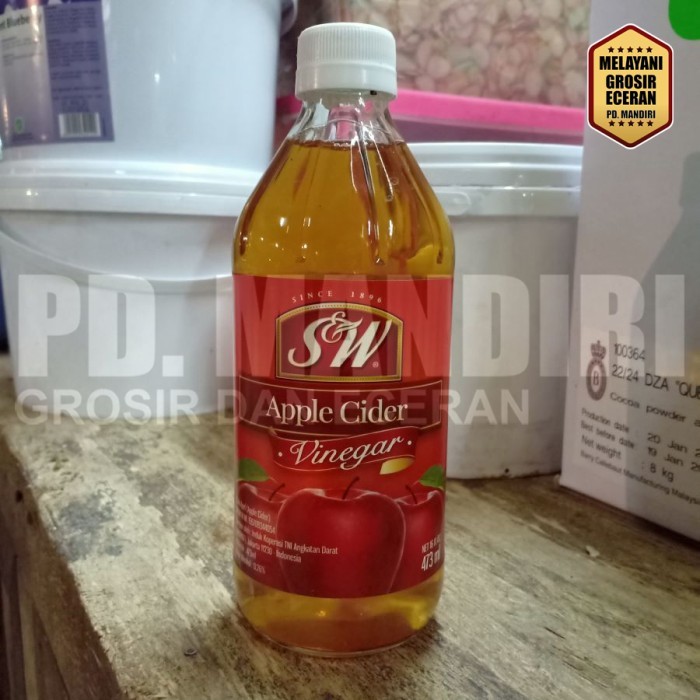 

S&W Apple Cider Vinegar 473 Ml / Cuka Apel