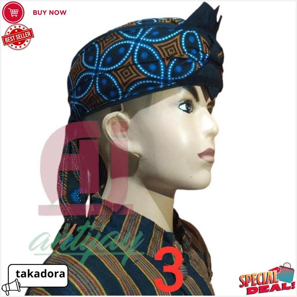 Blangkon Anak Udeng Iket Topi Balita Kecil Motif Aneka Batik Praktis Gratis Ongkir