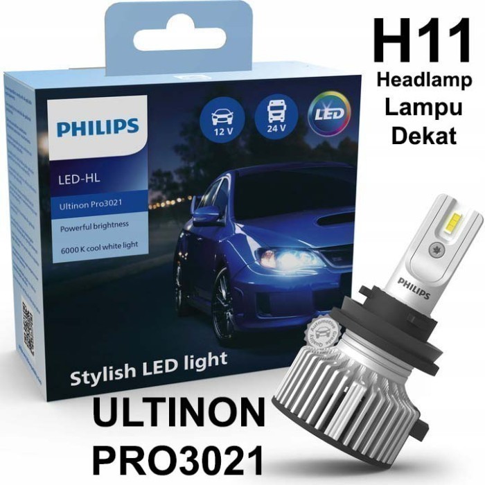Paket 2 Set LED HONDA BRV H11 Philips Ultinon PRO3021 +LED C6 HB3 9005