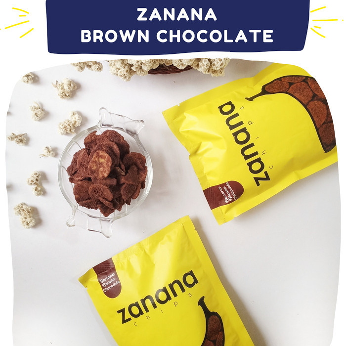 

CUCI GUDANG Keripik Pisang Zanana Brown Chocolate