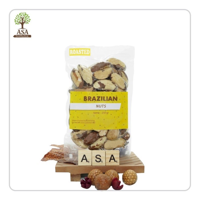 

EKSLUSIF Brazil Nuts / Kacang Brazil 250 gram