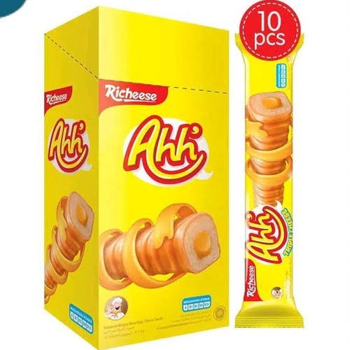 

BERGARANSI Nabati Ahh Richeese Wafer Krim Keju 10s