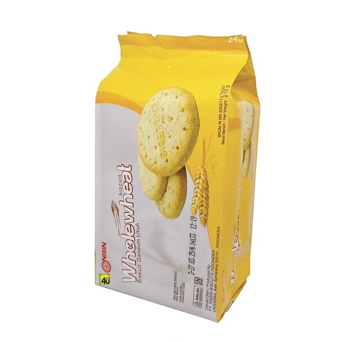 

TERBAIK Nissin WHOLEWHEAT - Biskuit Gandum Utuh - 215 gr