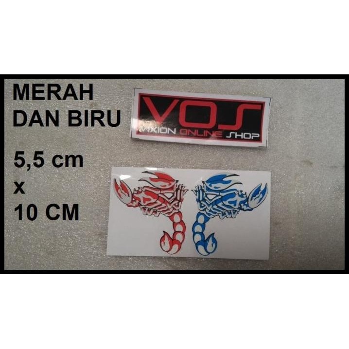

HOT DEAL STIKER UNIK KALAJENGKING SCORPION ISI 2 !!!!!!