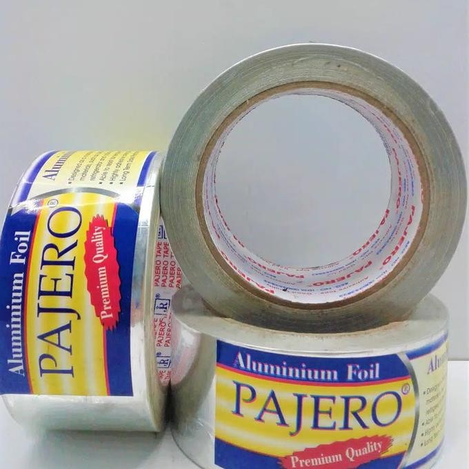 

Sale Aga88 Isolasi Aluminium Foil Pajero 25 Meter Solasi Lakban Tahan Panas