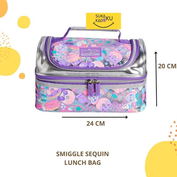 SMIGGLE Lunchbag Sling Tas Bekal Kotak Makan Anak Perempuan Laki Laki TK SD SMP HPID